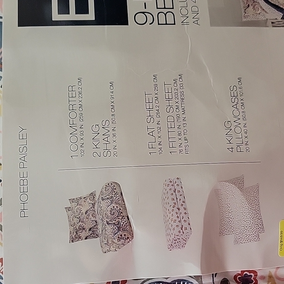 The Big One Bedding New King 9 Piece Bed Set Poshmark